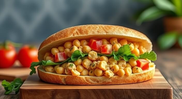 Chickpea Salad Sandwich