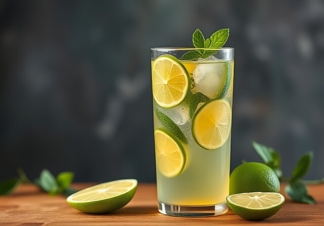 Lemon and Mint Detox Water