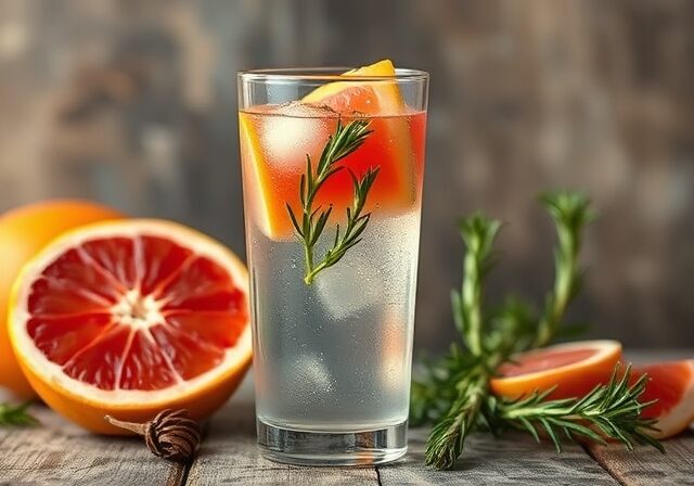 Grapefruit and Rosemary Detox Water