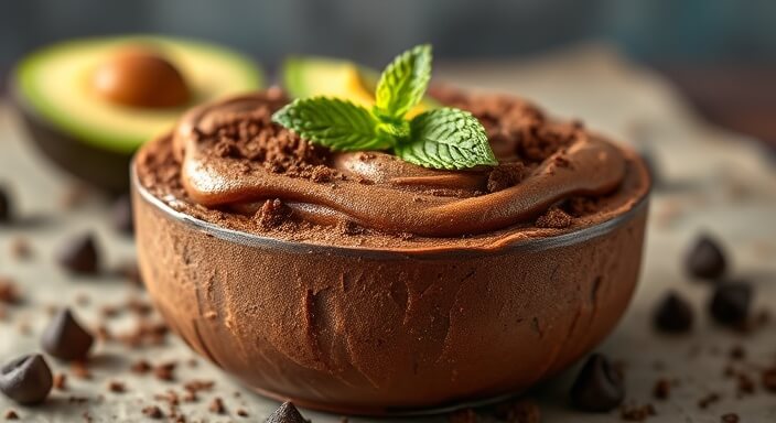 Avocado Chocolate Mousse